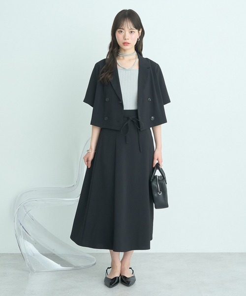 earth music&ecology(アースミュージックアンドエコロジー)の「コード付きキャミソール(キャミソール・レディース・レッド/オフホワイト/グレー/ブラック・S/M)」の19枚目の写真