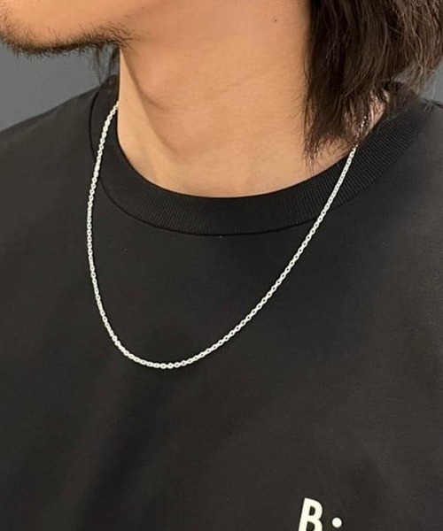 B:MING by BEAMS（ビーミングバイビームス）の「チェーン ネックレス（ネックレス・メンズ・シルバー・ONE SIZE）」の4枚目の写真