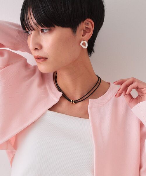 OPAQUE.CLIP（オペークドットクリップ）の「2連コードメタルネックレス（ネックレス・レディース・シルバー/ゴールド・00）」の7枚目の写真