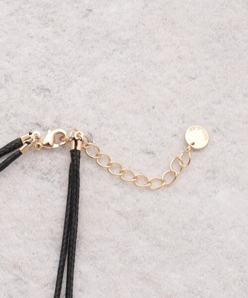 OPAQUE.CLIP（オペークドットクリップ）の「2連コードメタルネックレス（ネックレス・レディース・シルバー/ゴールド・00）」の4枚目の写真