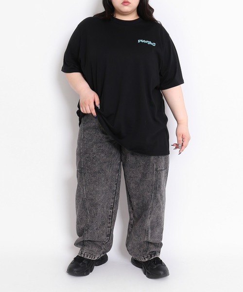 PUNYUS（プニュズ）の「バレルデニムパンツ（デニムパンツ・レディース・ライトブルー/ブラック・1/2/4/3）」の18枚目の写真