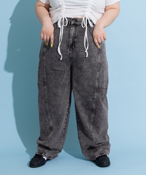 バレルデニムパンツ（デニムパンツ）｜PUNYUS（プニュズ）の