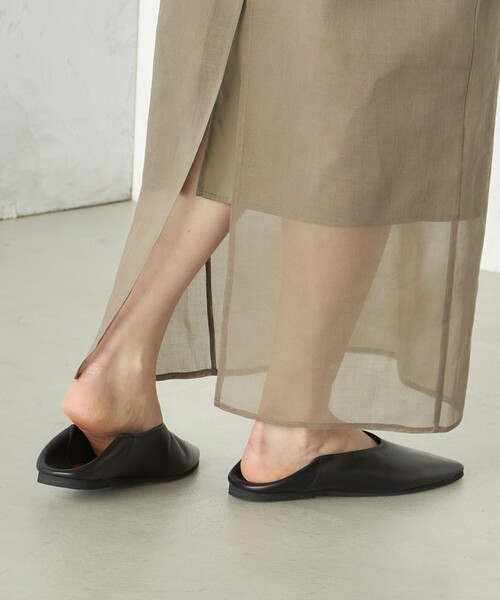 SHIPS(シップス)の「Wai+:〈手洗い可能〉オーガンジー ノースリーブ 2WAY ワンピース(ワンピース・レディース・ブラック/ベージュ系・ONE SIZE)」の22枚目の写真