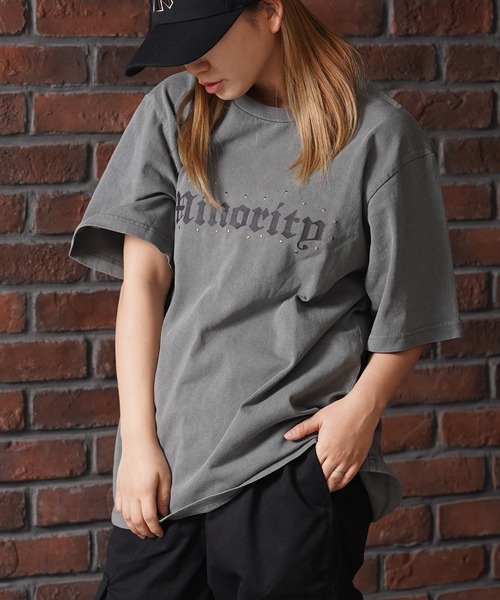 STAY GOLD(ステイゴールド)の「【STAYGOLD】アソートデザイン ピグメントTシャツ / Assorted Design Pigment T-Shirt(Tシャツ/カットソー・メンズ・グレー系1/ブラック系3/ブラック系1/ブラック系2/グレー系3/グレー系2・L/M)」の1枚目の写真