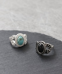 Three Four Time（スリーフォータイム）の「ストーン風オーバルリング＃12（リング）」