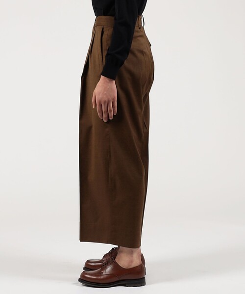 HAVERSACK(ハバーザック)の「HAVERSACK ATTIRE ウール 2P ワイドパンツ(スラックス・メンズ・テラコッタ・S/M)」の5枚目の写真