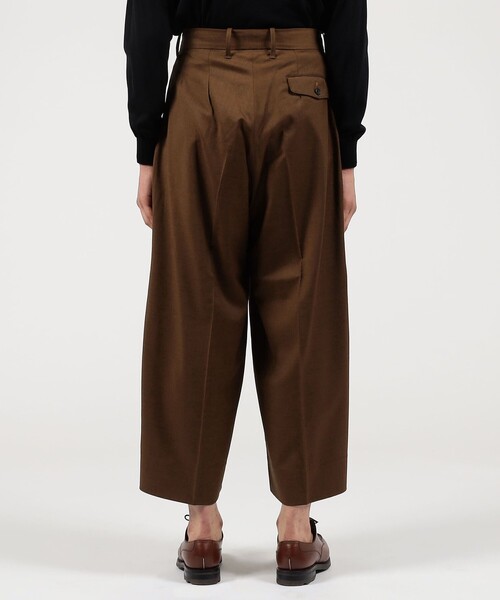 HAVERSACK(ハバーザック)の「HAVERSACK ATTIRE ウール 2P ワイドパンツ(スラックス・メンズ・テラコッタ・S/M)」の6枚目の写真