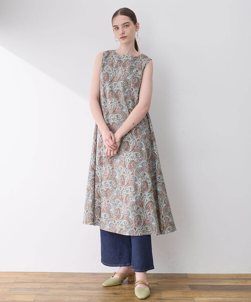 まるこ　LE SOUK ホリデーワンピース LIBERTY リバティプリントワンピース LE SOUK HOLIDAY｜クロスプラス公式