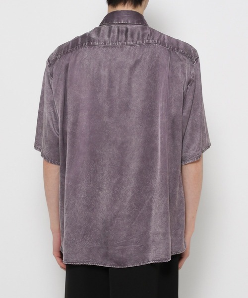 HARE（ハレ）の「レーヨンフェードカコウシャツ(HARE)（シャツ/ブラウス・メンズ・ブラック/パープル・FREE）」の9枚目の写真