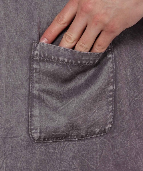 HARE（ハレ）の「レーヨンフェードカコウシャツ(HARE)（シャツ/ブラウス・メンズ・ブラック/パープル・FREE）」の12枚目の写真