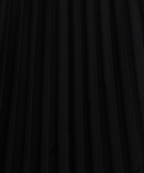 K.T KIYOKO TAKASE（キヨコタカセ）の「オーガンジートリコット アシンメトリープリーツスカート（スカート・レディース・ブラック・11号）」の18枚目の写真