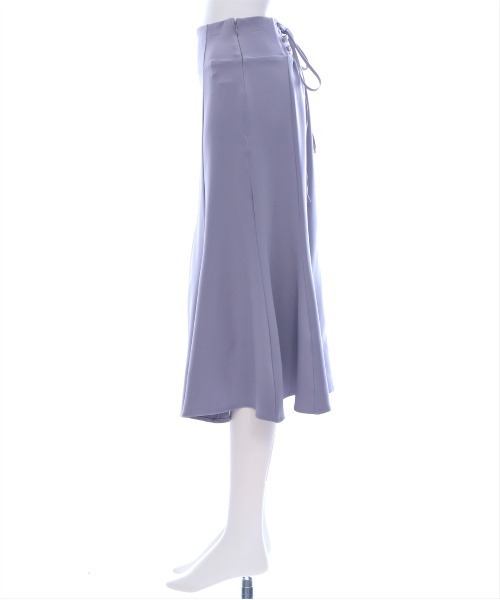 CLEAR BASIC（クリアベーシック）の「【低身長対応／サイズ展開あり】バックレースアップマーメイドスカート[フェミン オフィスカジュアル 着回し抜群]（スカート・レディース・アイボリー/ピンク/ブラック/ブルーグレー・F/XS/PS）」の9枚目の写真