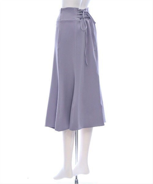 CLEAR BASIC（クリアベーシック）の「【低身長対応／サイズ展開あり】バックレースアップマーメイドスカート[フェミン オフィスカジュアル 着回し抜群]（スカート・レディース・アイボリー/ピンク/ブラック/ブルーグレー・F/XS/PS）」の10枚目の写真