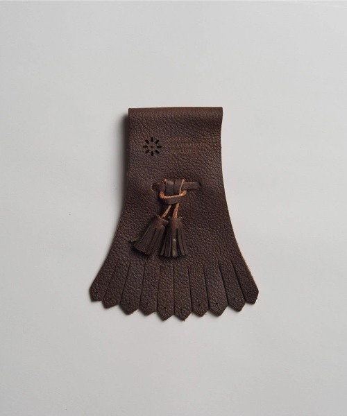 go slow caravan(ゴースローキャラバン)の「Flower MOUNTAIN/フラワーマウンテン FRINGE FOR BELT(シューズアクセサリー・メンズ・ナチュラル/その他1/ダークブラウン/レオパード/ブラック/ホワイト・LARGE/MEDIUM)」の3枚目の写真