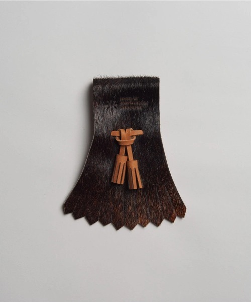 go slow caravan(ゴースローキャラバン)の「Flower MOUNTAIN/フラワーマウンテン FRINGE FOR BELT(シューズアクセサリー・メンズ・ナチュラル/その他1/ダークブラウン/レオパード/ブラック/ホワイト・LARGE/MEDIUM)」の5枚目の写真