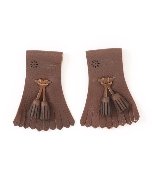 go slow caravan(ゴースローキャラバン)の「Flower MOUNTAIN/フラワーマウンテン FRINGE FOR BELT(シューズアクセサリー・メンズ・ナチュラル/その他1/ダークブラウン/レオパード/ブラック/ホワイト・LARGE/MEDIUM)」の17枚目の写真