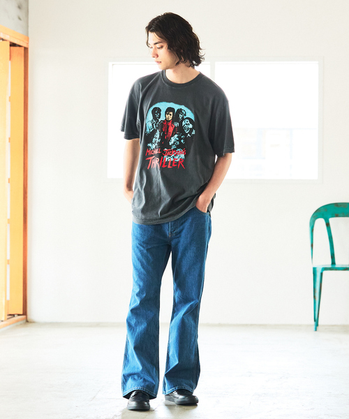ABAHOUSE(アバハウス)の「【STUDIO 157/スタジオ イチゴーナナ】“MICK” flare denim/フレアデニム/ユニセックス(デニムパンツ・メンズ・インディゴブルー・31/32/34)」の2枚目の写真
