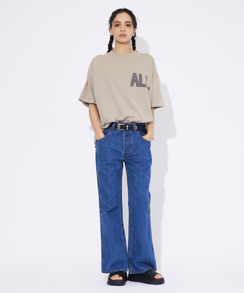 ABAHOUSE(アバハウス)の「【STUDIO 157/スタジオ イチゴーナナ】“MICK” flare denim/フレアデニム/ユニセックス(デニムパンツ・メンズ・インディゴブルー・31/32/34)」の3枚目の写真