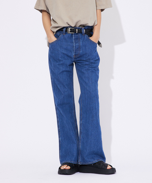 ABAHOUSE(アバハウス)の「【STUDIO 157/スタジオ イチゴーナナ】“MICK” flare denim/フレアデニム/ユニセックス(デニムパンツ・メンズ・インディゴブルー・31/32/34)」の4枚目の写真