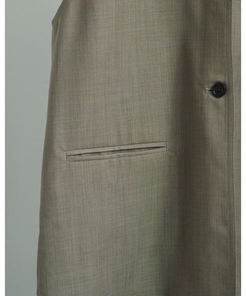 anuke（アンヌーク）の「Vneck Stitch Vest（ベスト・レディース・ベージュ/ブラウン・FREE）」の13枚目の写真