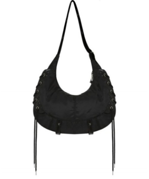 ショルダーバッグ・ポシェット NOT KNOWING Halfmoon Moto Cross Bag NYLON NOT KNOWING】HALFMOON MOTO CROSS BAG(NYLON) / 【ノットノー