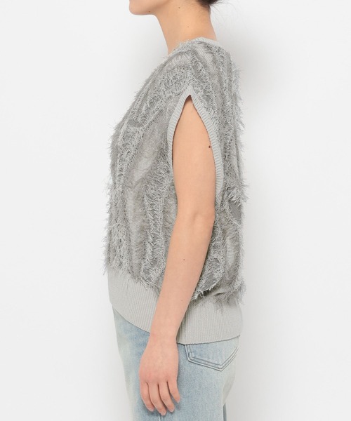 セール】フリンジニットノースリブ 450805（ニット/セーター）｜LOWRYS