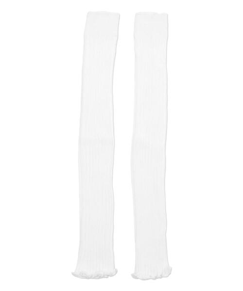 WEGO(ウィゴー)の「WEGO/エアリーメローレッグカバー(レッグウォーマー・レディース・ブラック/オフホワイト/ホワイト/ライトグレー・FREE)」の12枚目の写真