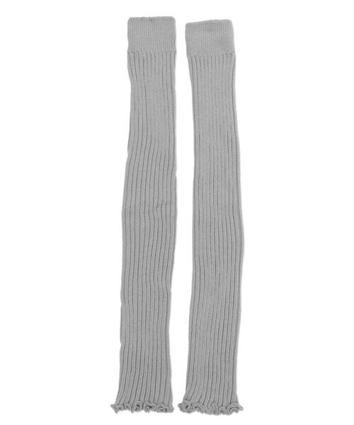 WEGO(ウィゴー)の「WEGO/エアリーメローレッグカバー(レッグウォーマー・レディース・ブラック/オフホワイト/ホワイト/ライトグレー・FREE)」の9枚目の写真