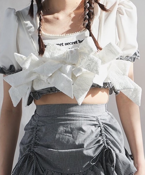pain lilLilly ローズチュールミニスカート pain】ローズチュールミニスカート | lilLilly official webstore