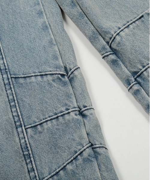 HOOK（フック）の「【HOOK】ストラップベルトカーゴデニムパンツ（デニムパンツ・メンズ・ブルー/ブラック・LARGE/MEDIUM/SMALL）」の12枚目の写真