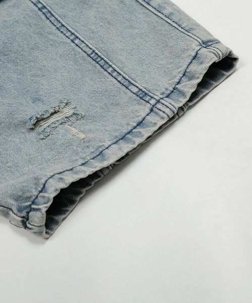 HOOK（フック）の「【HOOK】ストラップベルトカーゴデニムパンツ（デニムパンツ・メンズ・ブルー/ブラック・LARGE/MEDIUM/SMALL）」の11枚目の写真