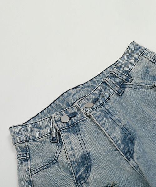 HOOK】ストラップベルトカーゴデニムパンツ（デニムパンツ）｜HOOK