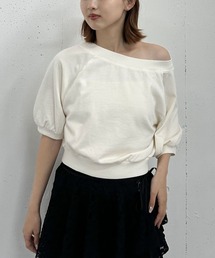 ピグメントオフショルスウェット