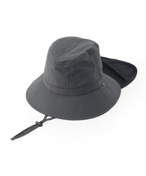Dessin（デッサン）の「【遮熱・接触冷感・UVカット】 サンシェード付HAT（ハット・レディース・ネイビー/ダークグレー・00）」の2枚目の写真