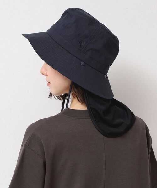 Dessin（デッサン）の「【遮熱・接触冷感・UVカット】 サンシェード付HAT（ハット・レディース・ネイビー/ダークグレー・00）」の3枚目の写真