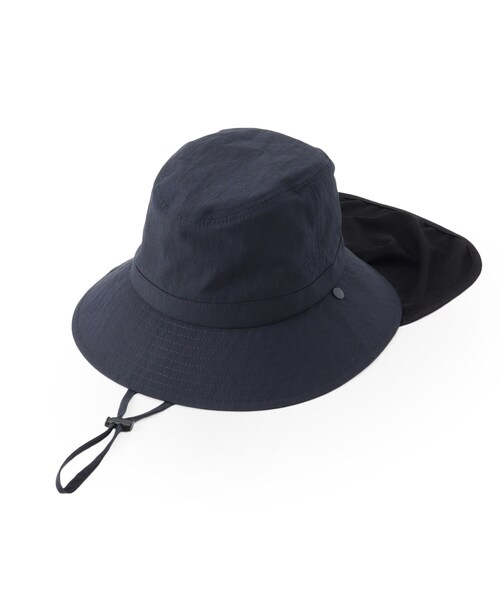 Dessin（デッサン）の「【遮熱・接触冷感・UVカット】 サンシェード付HAT（ハット・レディース・ネイビー/ダークグレー・00）」の4枚目の写真