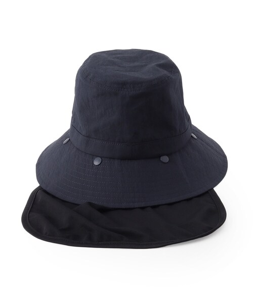 Dessin（デッサン）の「【遮熱・接触冷感・UVカット】 サンシェード付HAT（ハット・レディース・ネイビー/ダークグレー・00）」の5枚目の写真