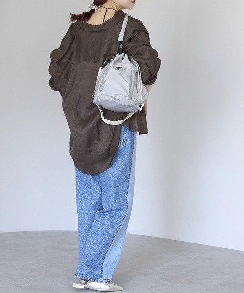 セール】N13【軽量・2WAY】ナイロンバケツバッグ（ショルダーバッグ