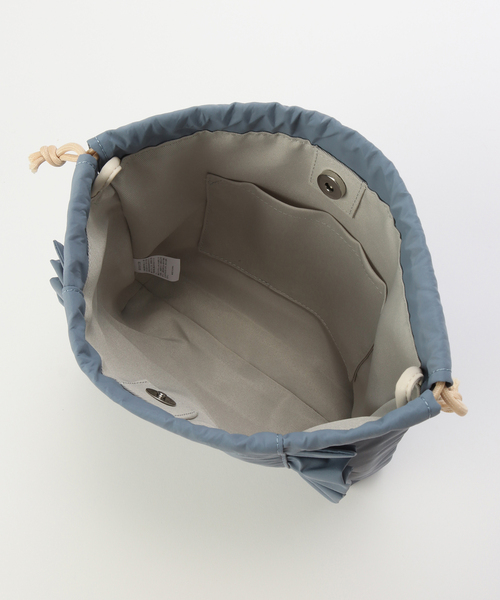 B.C STOCK(ベーセーストック)の「T.S.L/ティーエスエル フリル巾着ショルダーバッグ(ショルダーバッグ・レディース・イエロー/ブルー/ブラック・FREE)」の9枚目の写真