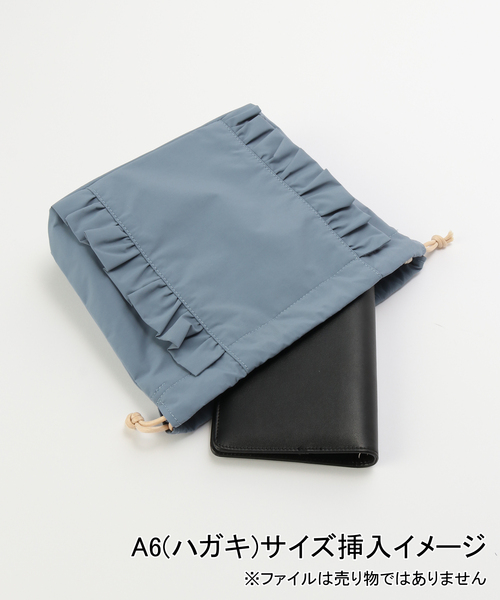 B.C STOCK(ベーセーストック)の「T.S.L/ティーエスエル フリル巾着ショルダーバッグ(ショルダーバッグ・レディース・イエロー/ブルー/ブラック・FREE)」の10枚目の写真