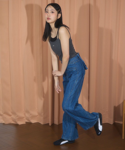 3.3 Field Trip （3.3フィールドトリップ）の「3.3 Field Trip／レイヤードタンクトップ(カップ付き)（タンクトップ・レディース・ホワイト/ブラック/チャコール・FREE）」の13枚目の写真