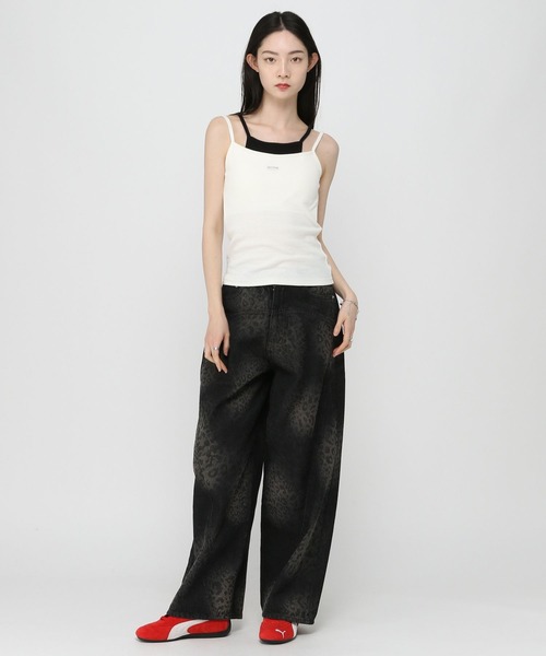 3.3 Field Trip （3.3フィールドトリップ）の「3.3 Field Trip／レイヤードタンクトップ(カップ付き)（タンクトップ・レディース・ホワイト/ブラック/チャコール・FREE）」の22枚目の写真