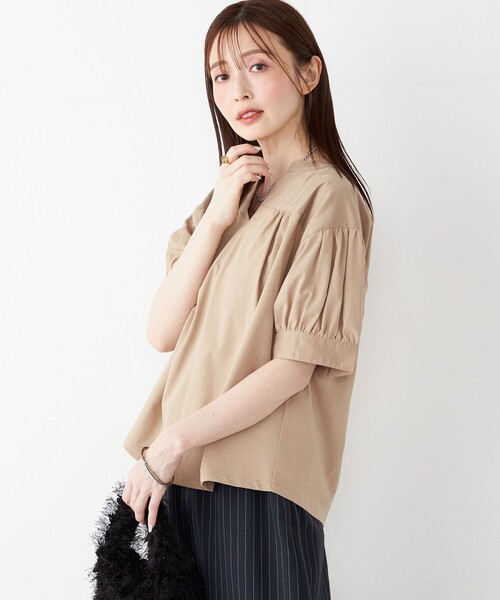 SHIPS Colors:〈手洗い可能〉ハイツイスト コンビ スキッパー