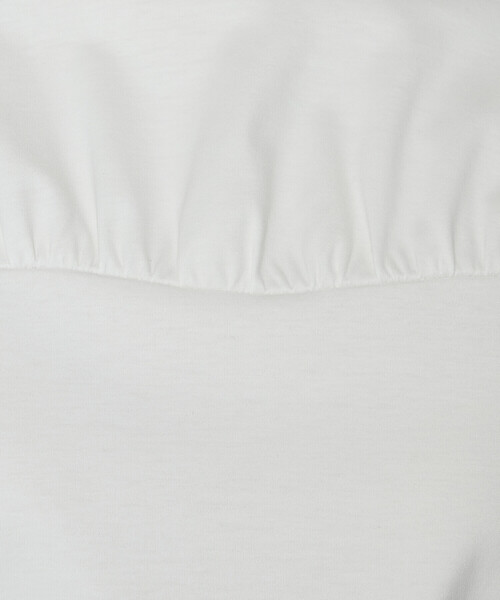 COMME CA（コムサ）の「コヒノールスムース ビスチェ風カットソー（Tシャツ/カットソー・レディース・ブルー/ブラック/ホワイト/グレイッシュベージュ・11号/9号）」の19枚目の写真