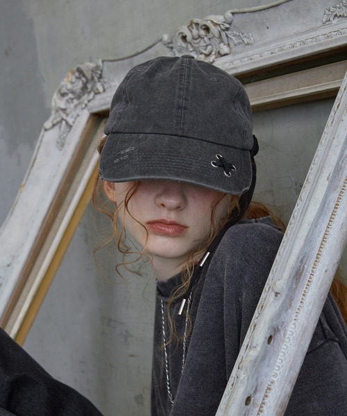 ER Emma 25SS ORIGINAL LOGO CAP コットン ブラック EMMA CLOTHES｜エマ クローズ（メンズ）のキャップ（ブラック/黒色系