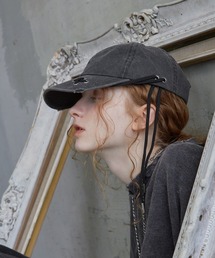 Spielio（シュピーリオ）の「【Spielio】Dove and cord design cap/ ハトメ×コードデザインキャップ（キャップ）」