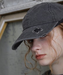 Spielio（シュピーリオ）の「【Spielio】Dove and cord design cap/ ハトメ×コードデザインキャップ（キャップ）」