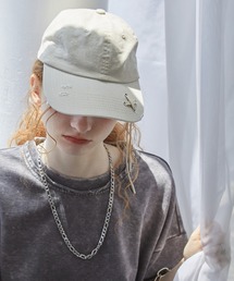 Spielio（シュピーリオ）の「【Spielio】Dove and cord design cap/ ハトメ×コードデザインキャップ（キャップ）」