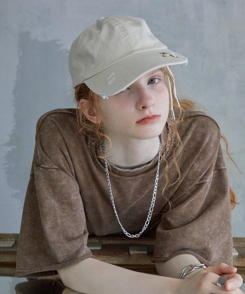 Spielio（シュピーリオ）の「【Spielio】Dove and cord design cap/ ハトメ×コードデザインキャップ（キャップ・メンズ・ベージュ/ブラック・FREE）」の19枚目の写真