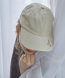 Spielio（シュピーリオ）の「【Spielio】Dove and cord design cap/ ハトメ×コードデザインキャップ（キャップ）」